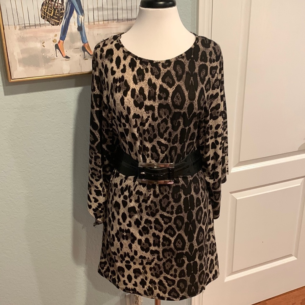 Ciel U.S.A. Animal Print Dress • Sz L